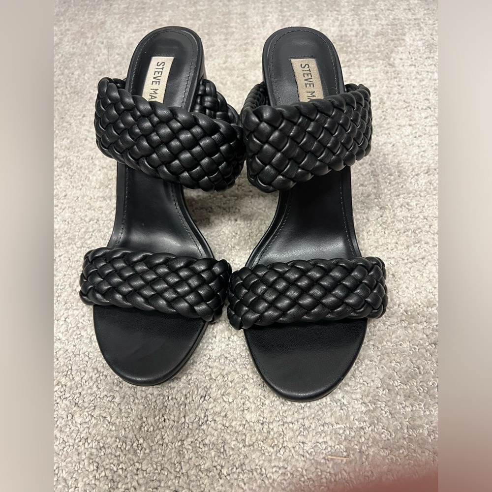 Steve Madden heeled sandals. Good condition.